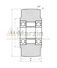 ROUE PAG PEVOLON® 200/080/5/45