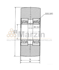 ROUE PAG PEVOLON® 200/080/3/60