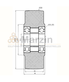 ROUE PAG PEVOLON® 250/080/5/50