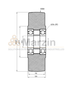 ROUE PAG PEVOLON® 400/110/5/80