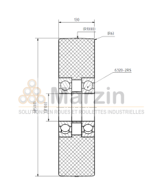 ROUE PAG PEVOLON® 500/130/5/100 B