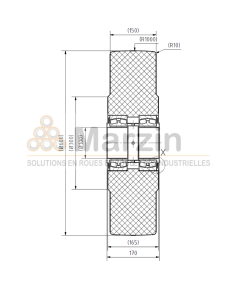 ROUE PAG PEVOLON® 600/150/3/100 B