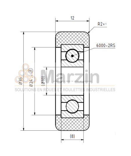 GALET PEVOLON® 130 PA/035/012/5/10