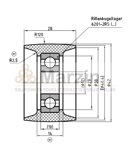 GALET PEVOLON® 130 PA/042/028/5/12