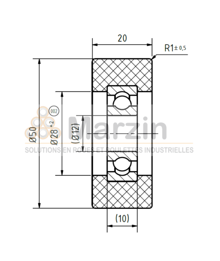 GALET PEVOLON® 130 PA/050/020/5/12
