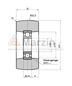 GALET PEVOLON® 130 PA/055/025/5/15