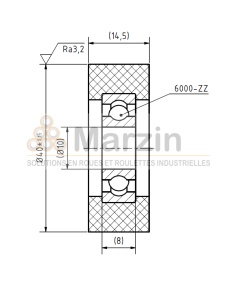 GALET PEVOLON® 130 PA/040/014,5/5/10