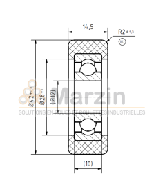 GALET PEVOLON® 130 PA/042/014,5/5/12