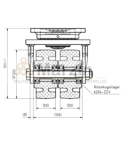 ROULETTE PEVOLON® ULCD 125/50/5