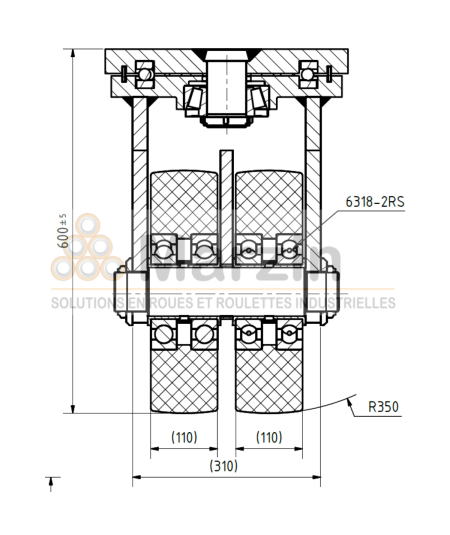 ROULETTE PEVOLON® ULCD 400/110/5