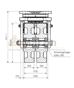 ROULETTE PEVOLON® ULCDRF 200/50/5