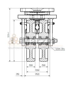 ROULETTE PEVOLON® ULCDRF 250/50/5