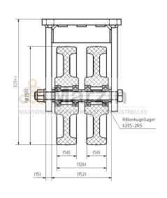 ROULETTE PEVOLON® UBCD 250/50/5