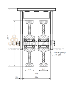 ROULETTE PEVOLON® UBCD 300/60/5
