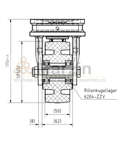 ROULETTE PEVOLON®  ULC 125/50/5