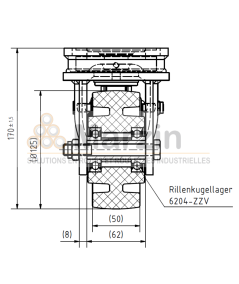 ROULETTE PEVOLON®  ULCF 125/50/5