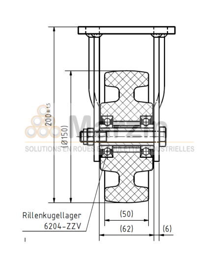 ROULETTE PEVOLON®  UBC 150/50/5