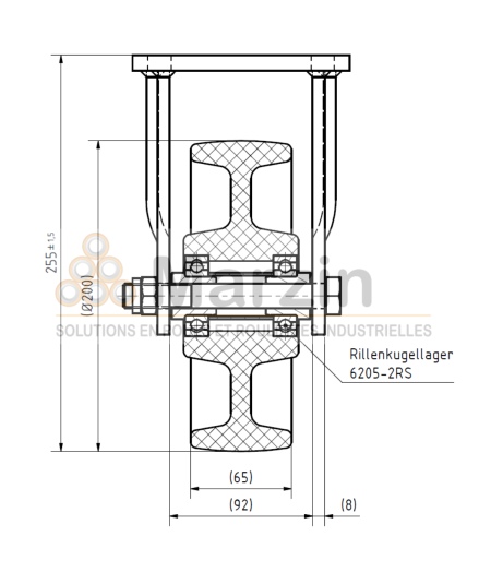 ROULETTE PEVOLON®  UBC 200/65/5