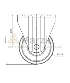 ROULETTE PEVOLON®  WBX NI/125/40/5R