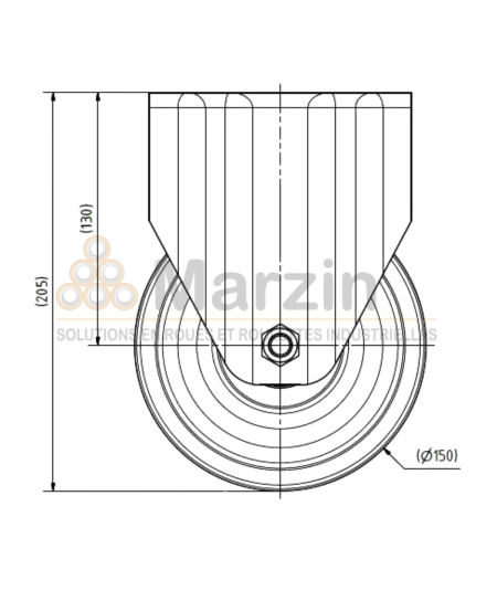 ROULETTE PEVOLON®  WBX NI/150/50/5R