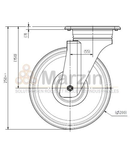 ROULETTE PEVOLON®  WLX NI/200/50/5R