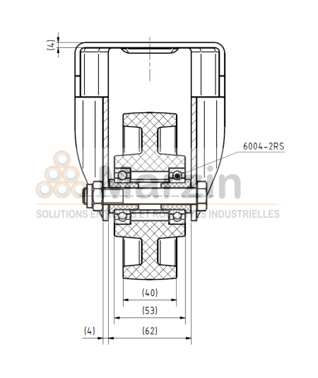 ROULETTE PEVOLON®  WBX 125/40/5