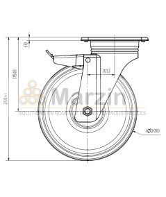 ROULETTE PEVOLON®  WLFX NI/200/50/5R