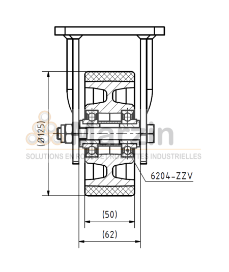 ROULETTE PUR 192/125/50/5