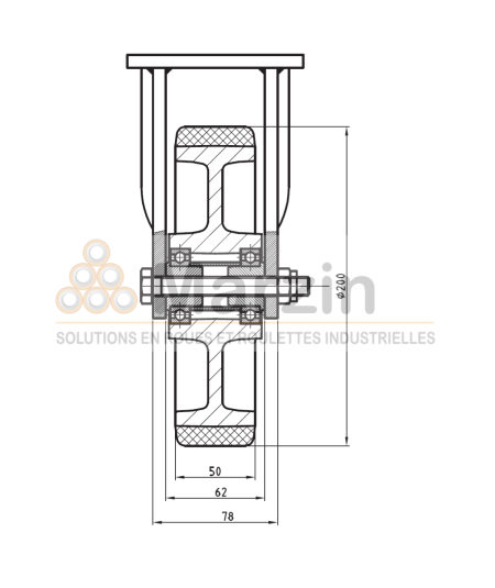 ROULETTE PUR 192/200/50/5