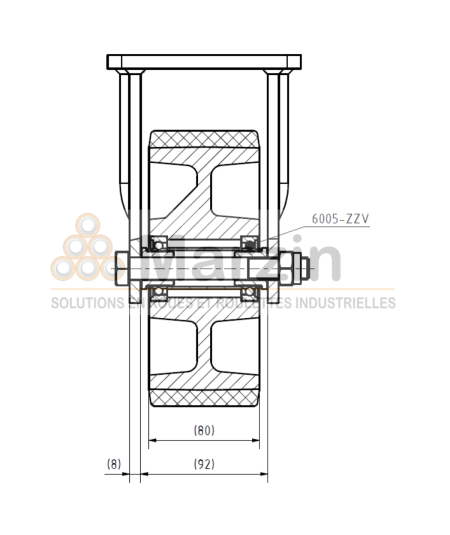 ROULETTE PUR 192/200/80/5