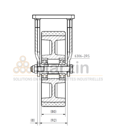 ROULETTE PUR 192/250/80/5