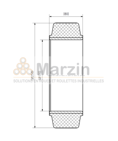 BANDAGE CAOUTCHOUC 250/080/170 ZL