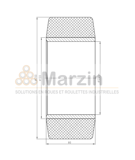 BANDAGE VULKOLLAN® 200/080/120 ZL