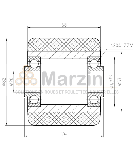 GALET PEVOPUR®  82/068/074/20 AR