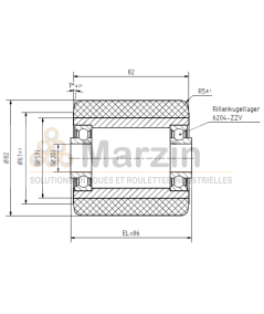 GALET PEVOPUR®  82/082/086/20 AR ZV