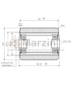 GALET PEVOPUR®  82/100/104,7/20 AR EP