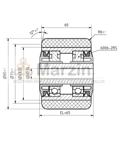 GALET PEVOPUR®  85/060/065/12 AR EP