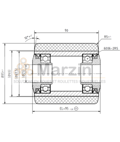 GALET PEVOPUR®  85/090/095/25 AR EP