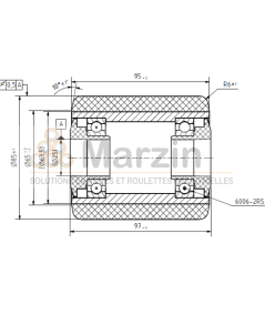 GALET PEVOPUR®  85/095/097/25 AR EP