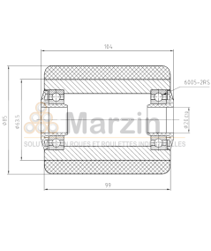 GALET PEVOPUR®  85/099/104/20 AR EP