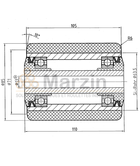 GALET PEVOPUR®  85/105/110/13 AR EP
