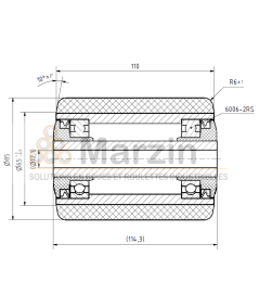GALET PEVOPUR®  85/110/114,3/12,1 AR EP