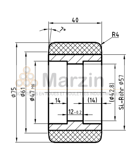 GALET PEVOPUR®  75/040/4714