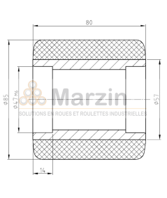 GALET PEVOPUR®  85/080/4714