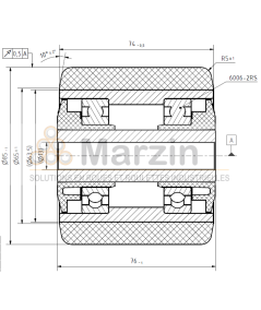 GALET PEVODYN®-SOFT 85/074/076/13 AR EP