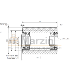 GALET PEVODYN®-SOFT 85/110/115/25 AR EP