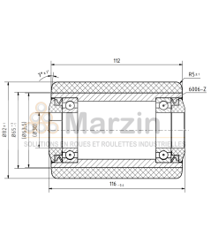 GALET VULKOLLAN®  82/112/116/30 AR CR