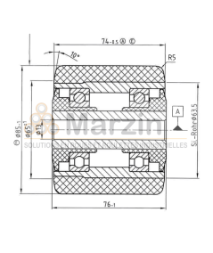 GALET VULKOLLAN®  85/074/076/13 AR EP