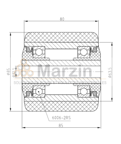 GALET VULKOLLAN®  85/080/085/12 AR EP