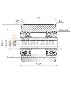 GALET VULKODYN®   85/080/085/12 AR EP